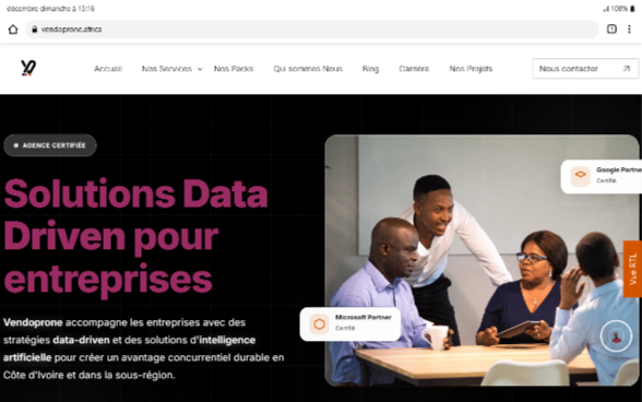 Equipe Vendoprone Data Marketing